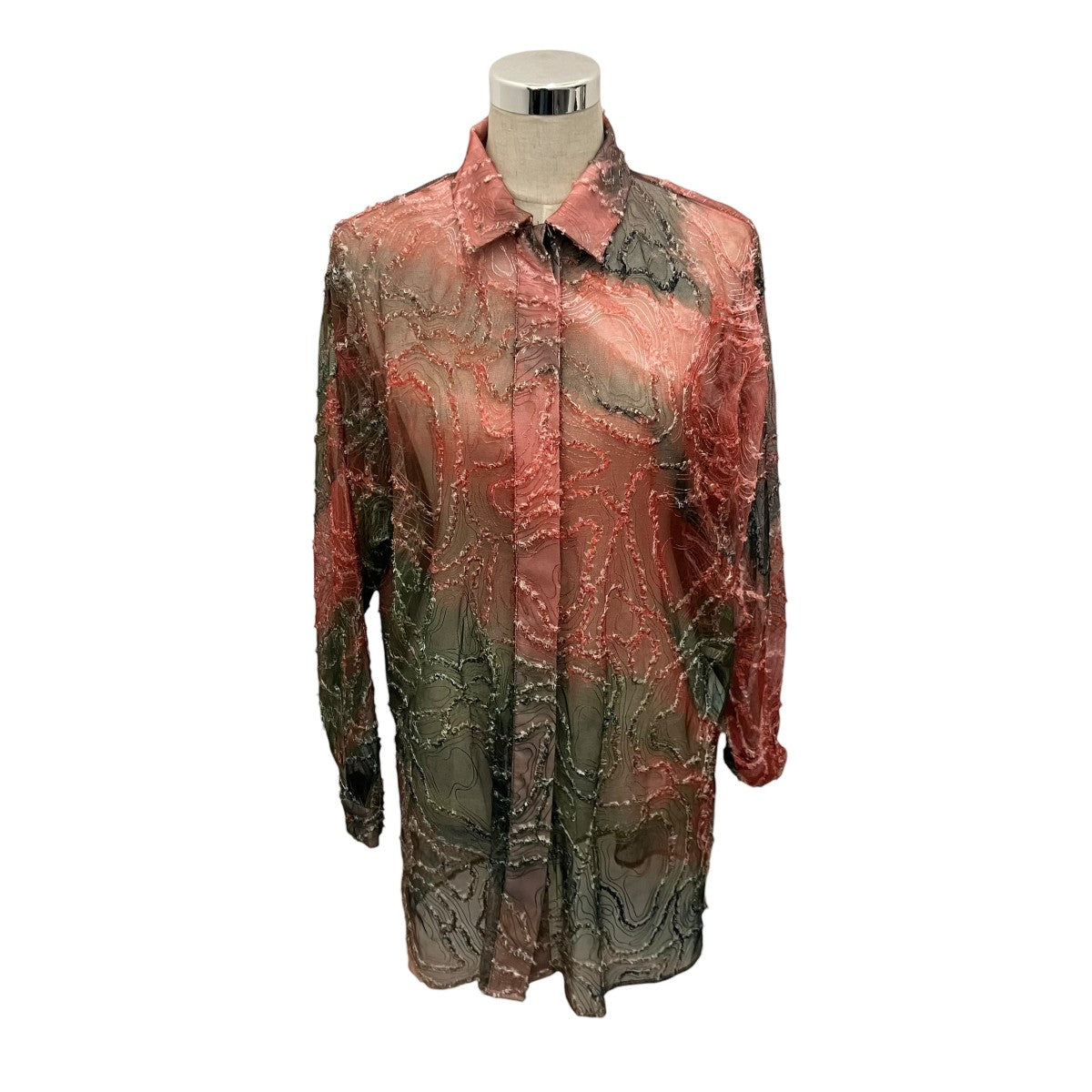 AMERI 【RIPPLE SHAGGY ART SHIRT】シャギーアートシャツ0125104610600 古着・中古-2枚目のアイテム画像