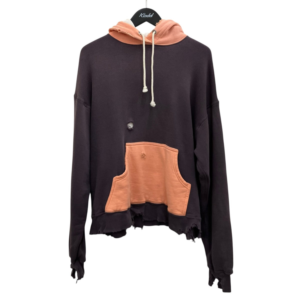 FULLCOUNT 25AW【FADING DOUBLE FACE SWEAT HOODIE】クラッシュ加工パーカー3770 古着・中古-1枚目のアイテム画像