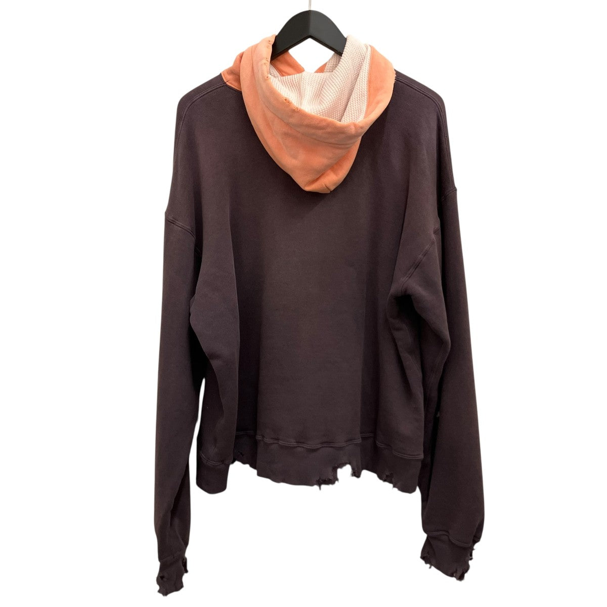 FULLCOUNT 25AW【FADING DOUBLE FACE SWEAT HOODIE】クラッシュ加工パーカー3770 古着・中古-2枚目のアイテム画像