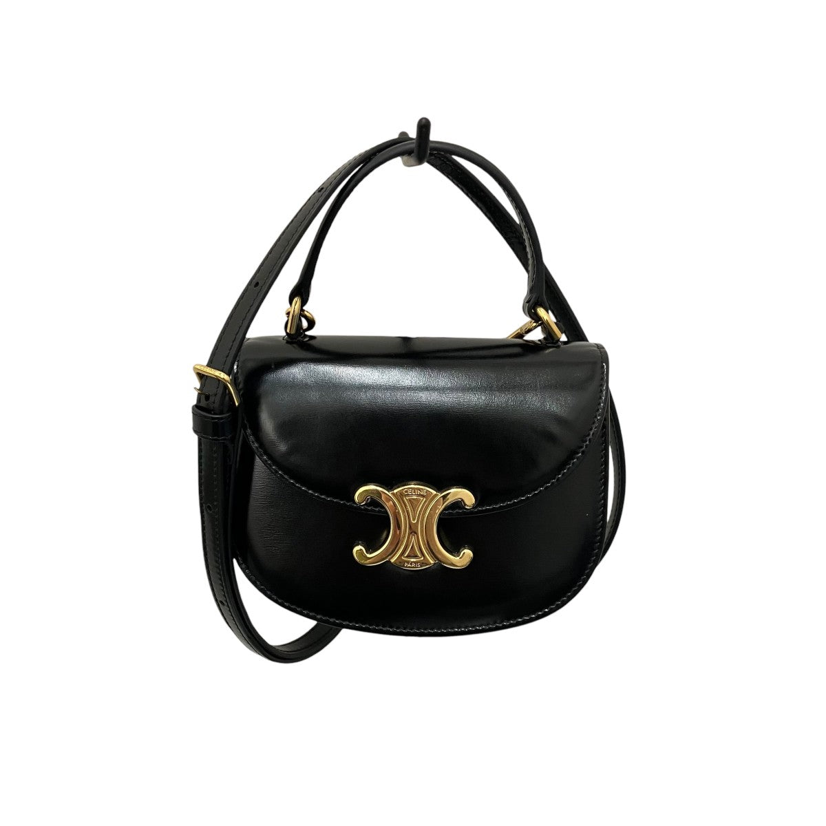 CELINE ミニブザスクレア2WAYバッグU-TD-0263 古着・中古-1枚目のアイテム画像