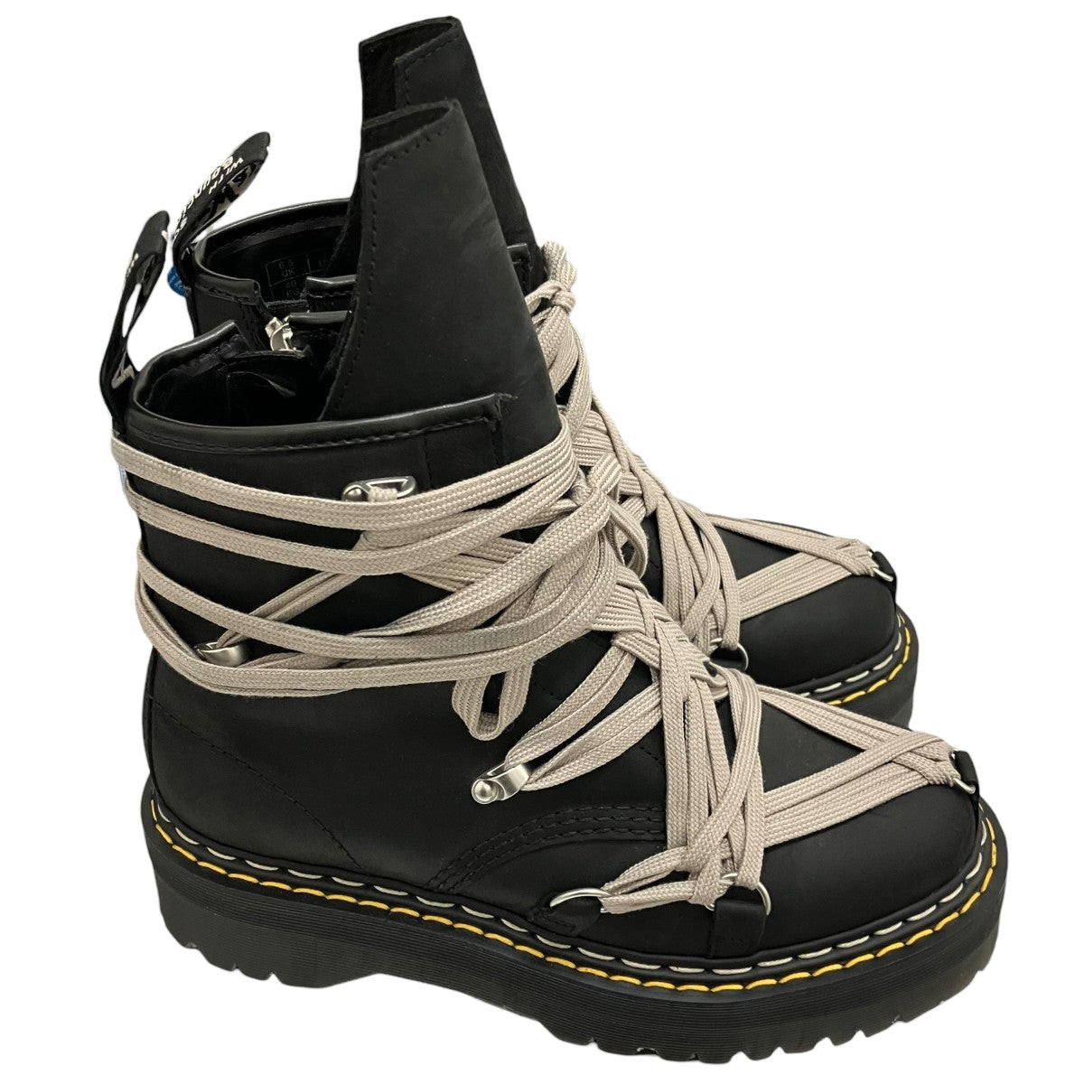 Dr．Martens×RICK OWENS 【1460 MEGALACE QUAD RO】メガレースブーツ 古着・中古-4枚目のアイテム画像