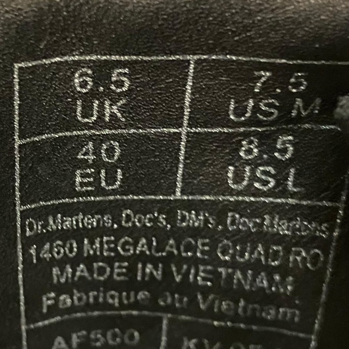 Dr．Martens×RICK OWENS 【1460 MEGALACE QUAD RO】メガレースブーツ 古着・中古-9枚目のアイテム画像