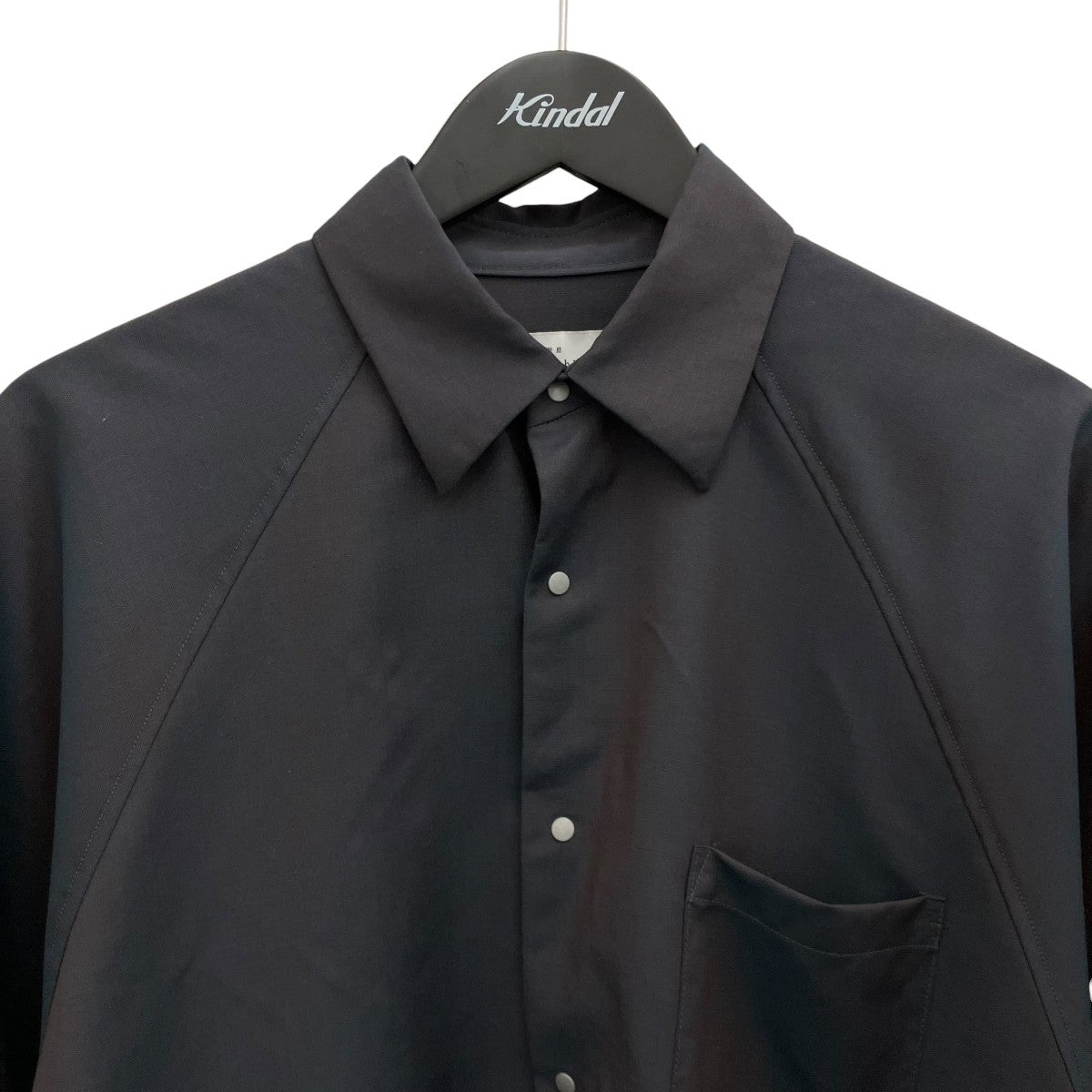 itochi 【Wool ＆ Kid mohair Tropical raglan half sleeve shirt】ラグラン半袖シャツitSH16 古着・中古-3枚目のアイテム画像