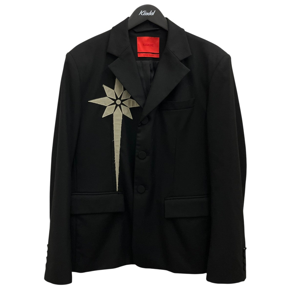 KUSIKOHC 【ORIGAMI PATCH BLAZER】オリガミパッチブレザージャケットKUW3JK02KR 古着・中古-1枚目のアイテム画像