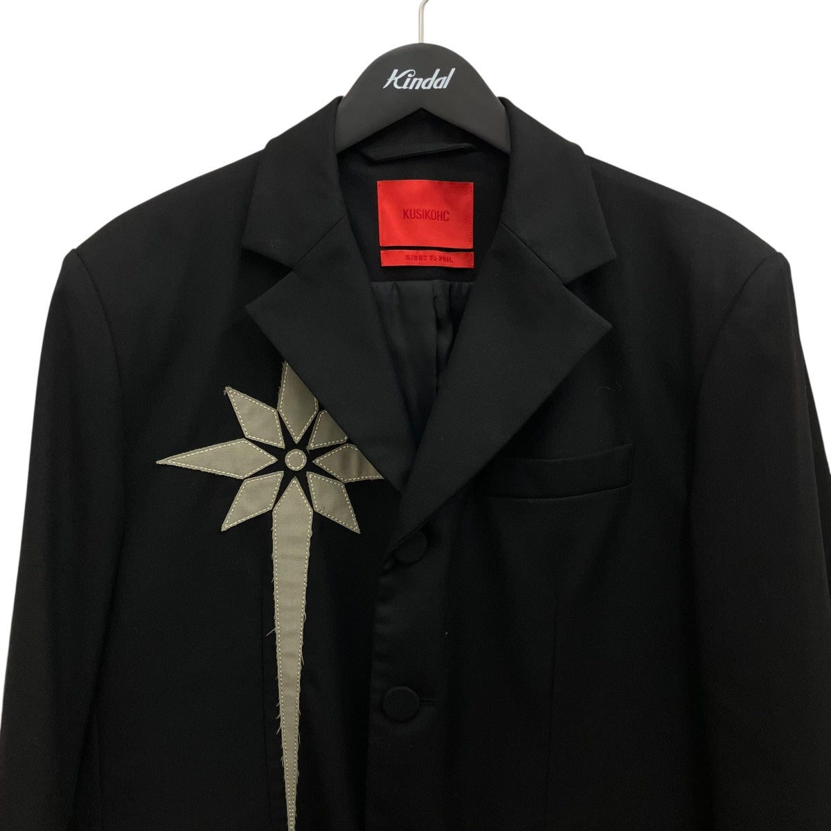 KUSIKOHC 【ORIGAMI PATCH BLAZER】オリガミパッチブレザージャケットKUW3JK02KR 古着・中古-3枚目のアイテム画像
