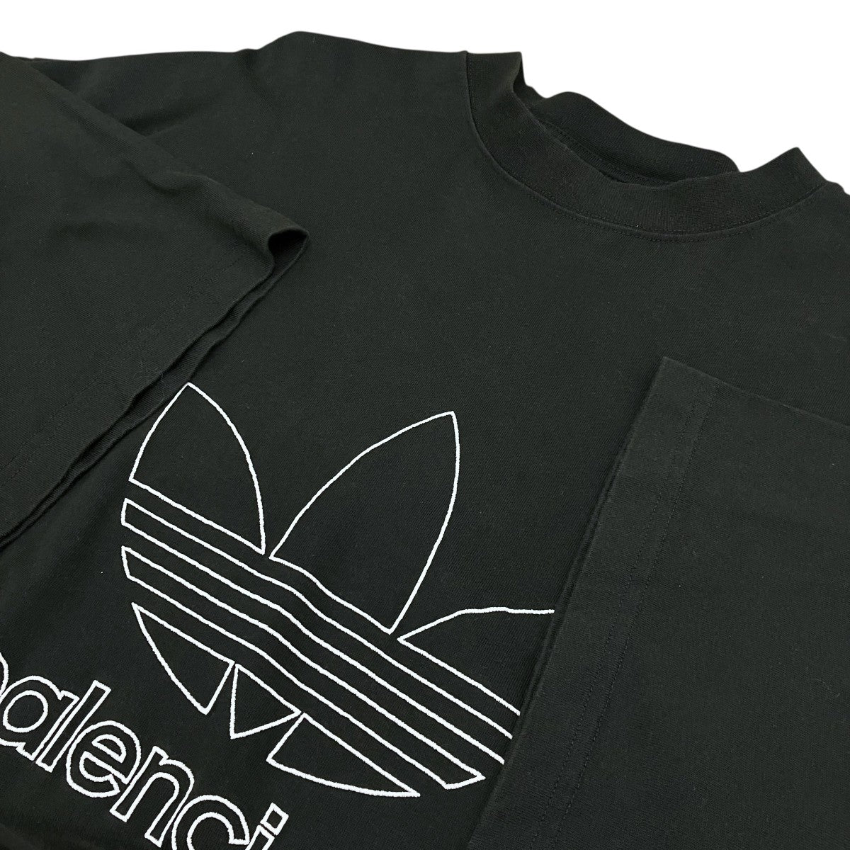 BALENCIAGA トレフォイルロゴ オーバーサイズTシャツ723976 古着・中古-5枚目のアイテム画像