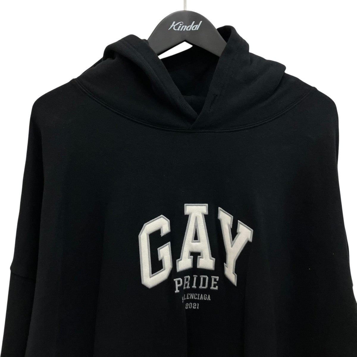 BALENCIAGA 【Gay Pride Hooded Sweatshirt】プルオーバーパーカー651799 古着・中古-3枚目のアイテム画像