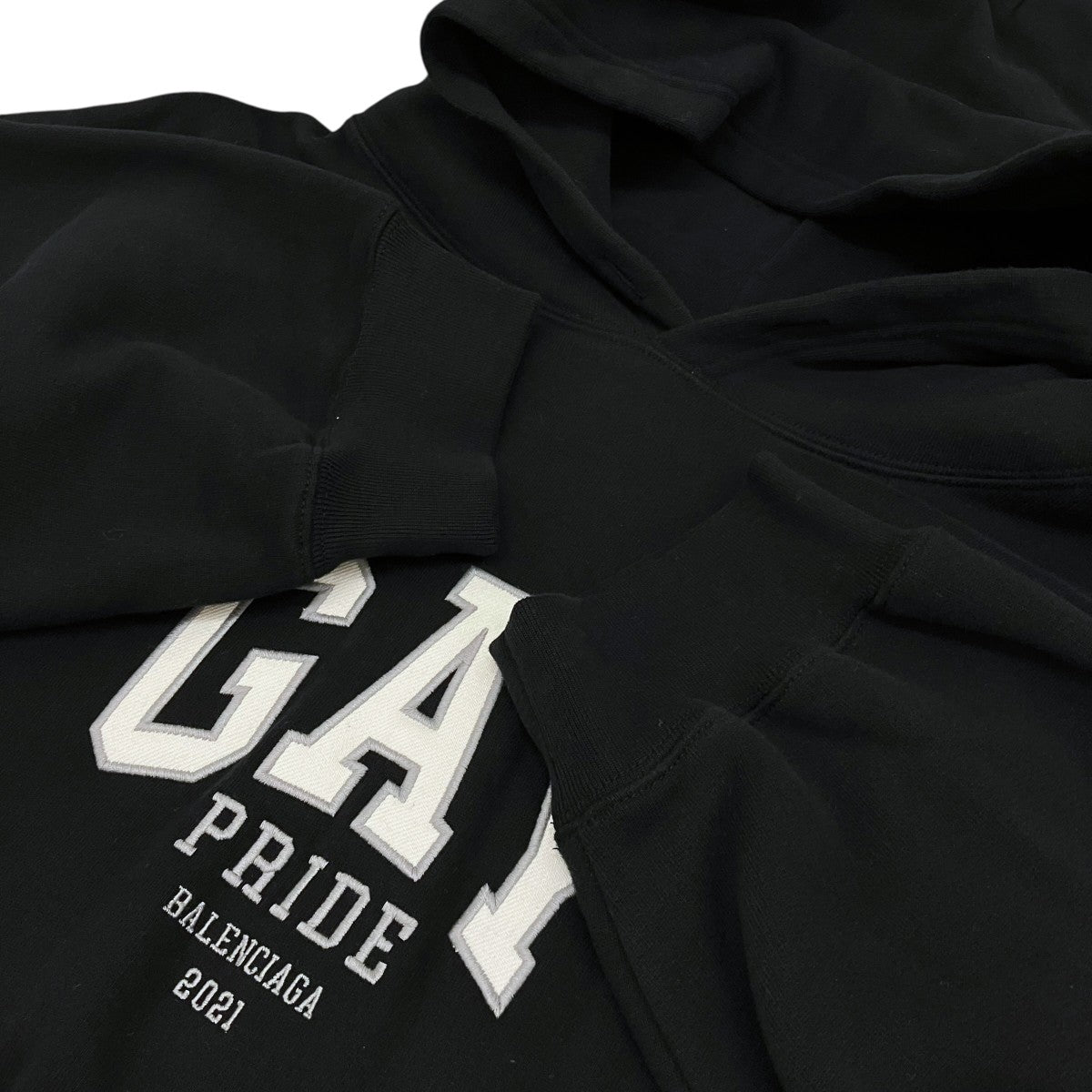 BALENCIAGA 【Gay Pride Hooded Sweatshirt】プルオーバーパーカー651799 古着・中古-5枚目のアイテム画像
