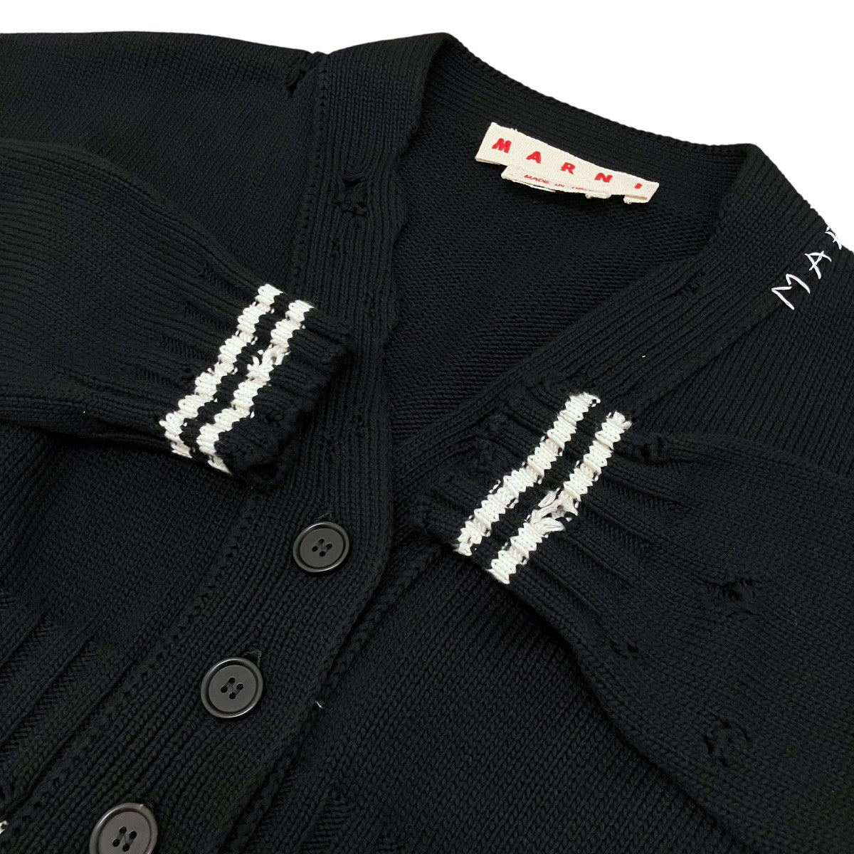 MARNI ダメージショートカーディガンCDMD0223Q0 古着・中古-6枚目のアイテム画像