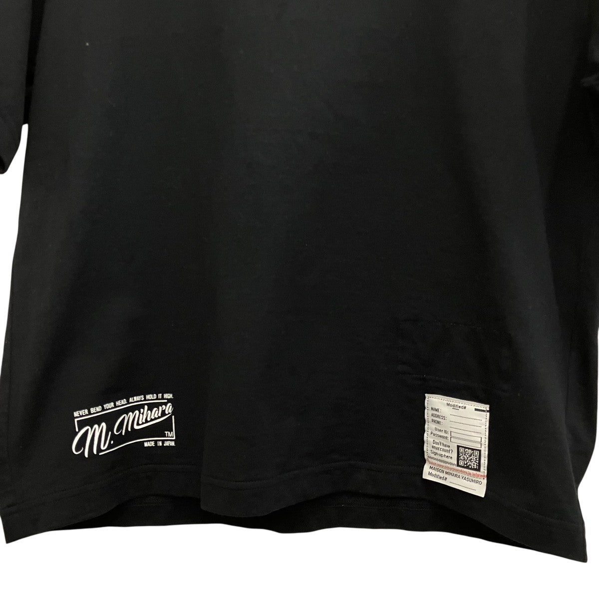 Maison MIHARA YASUHIRO 23AWエンブロイダードTシャツ 古着・中古-4枚目のアイテム画像