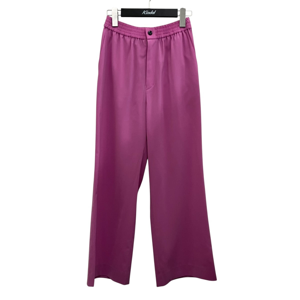 HYKE 【STRETCH WIDE LEG PANTS】ステレッチパンツ222-13190 古着・中古-1枚目のアイテム画像