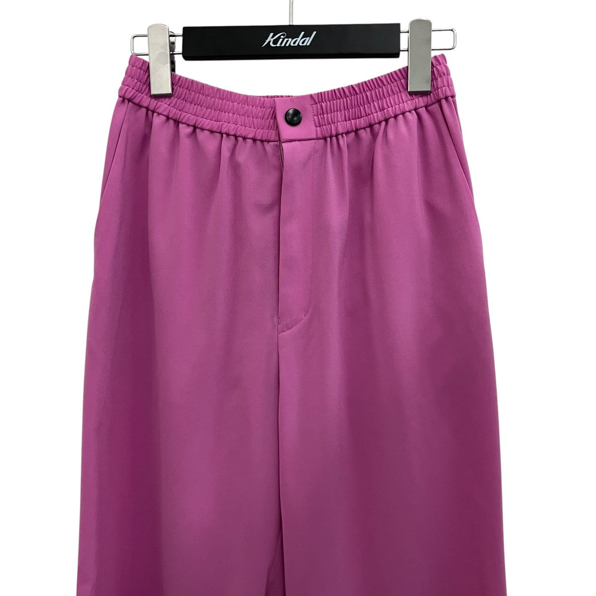 HYKE 【STRETCH WIDE LEG PANTS】ステレッチパンツ222-13190 古着・中古-3枚目のアイテム画像