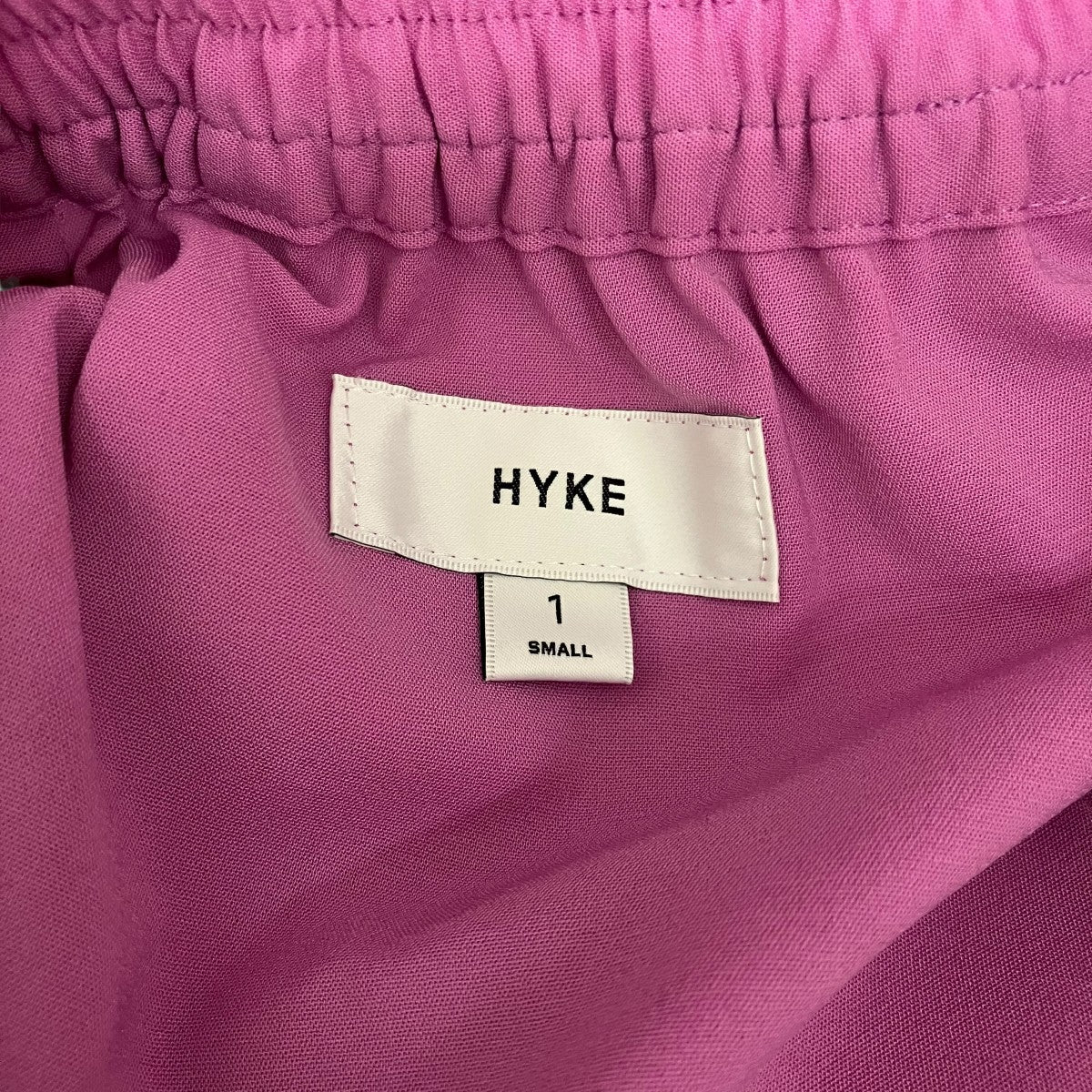 HYKE 【STRETCH WIDE LEG PANTS】ステレッチパンツ222-13190 古着・中古-8枚目のアイテム画像