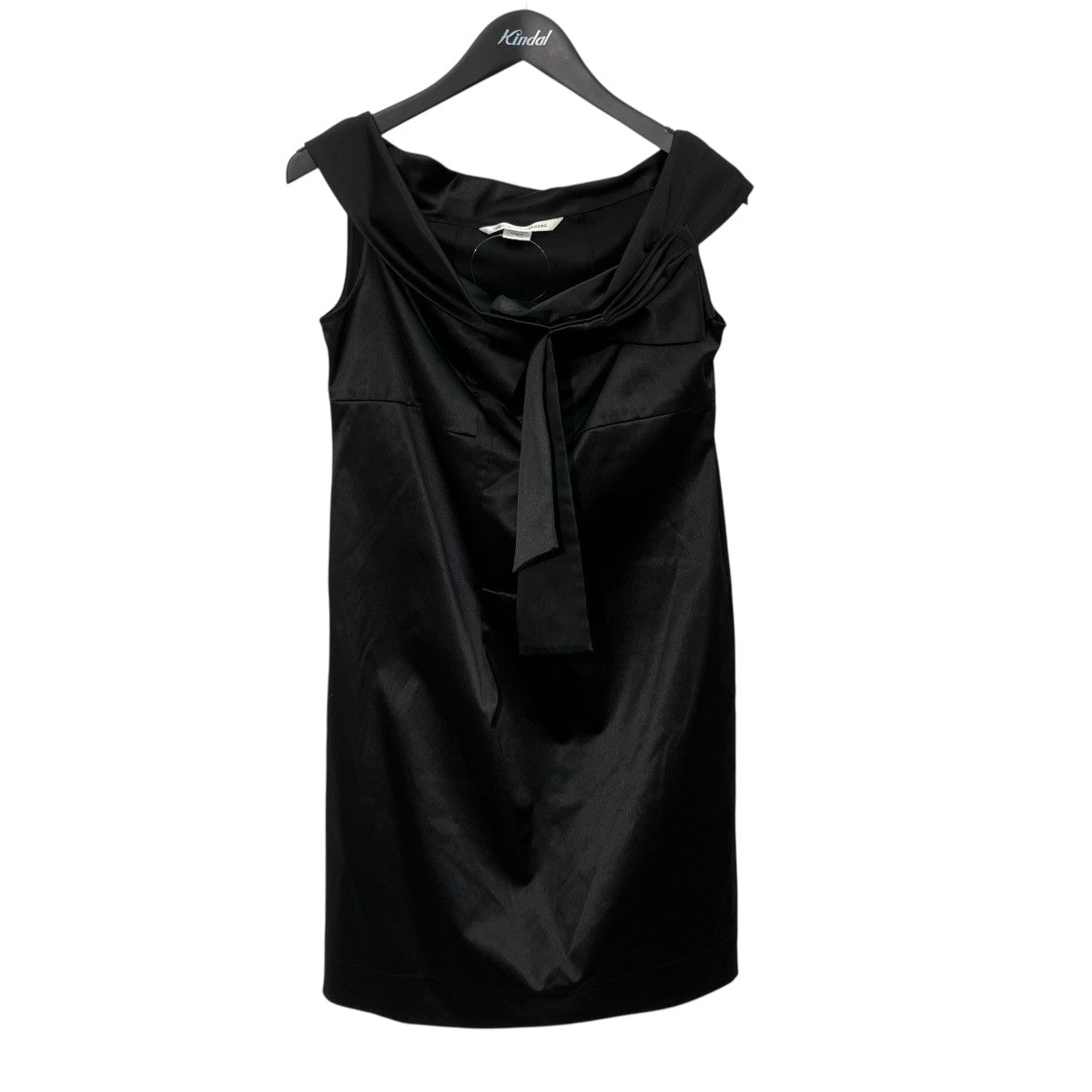 DIANE VON FURSTENBERG リボンノースリーブワンピース 古着・中古-1枚目のアイテム画像