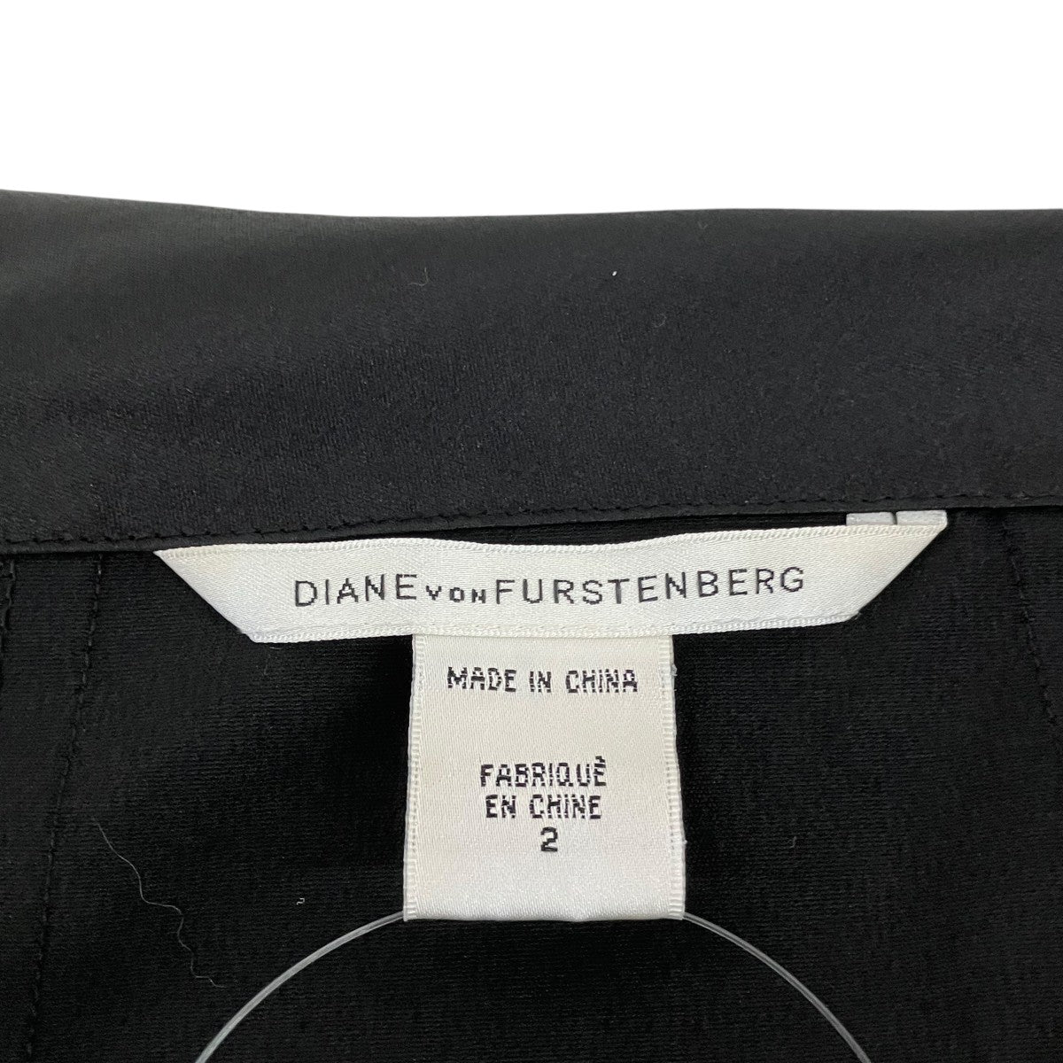 DIANE VON FURSTENBERG リボンノースリーブワンピース 古着・中古-5枚目のアイテム画像