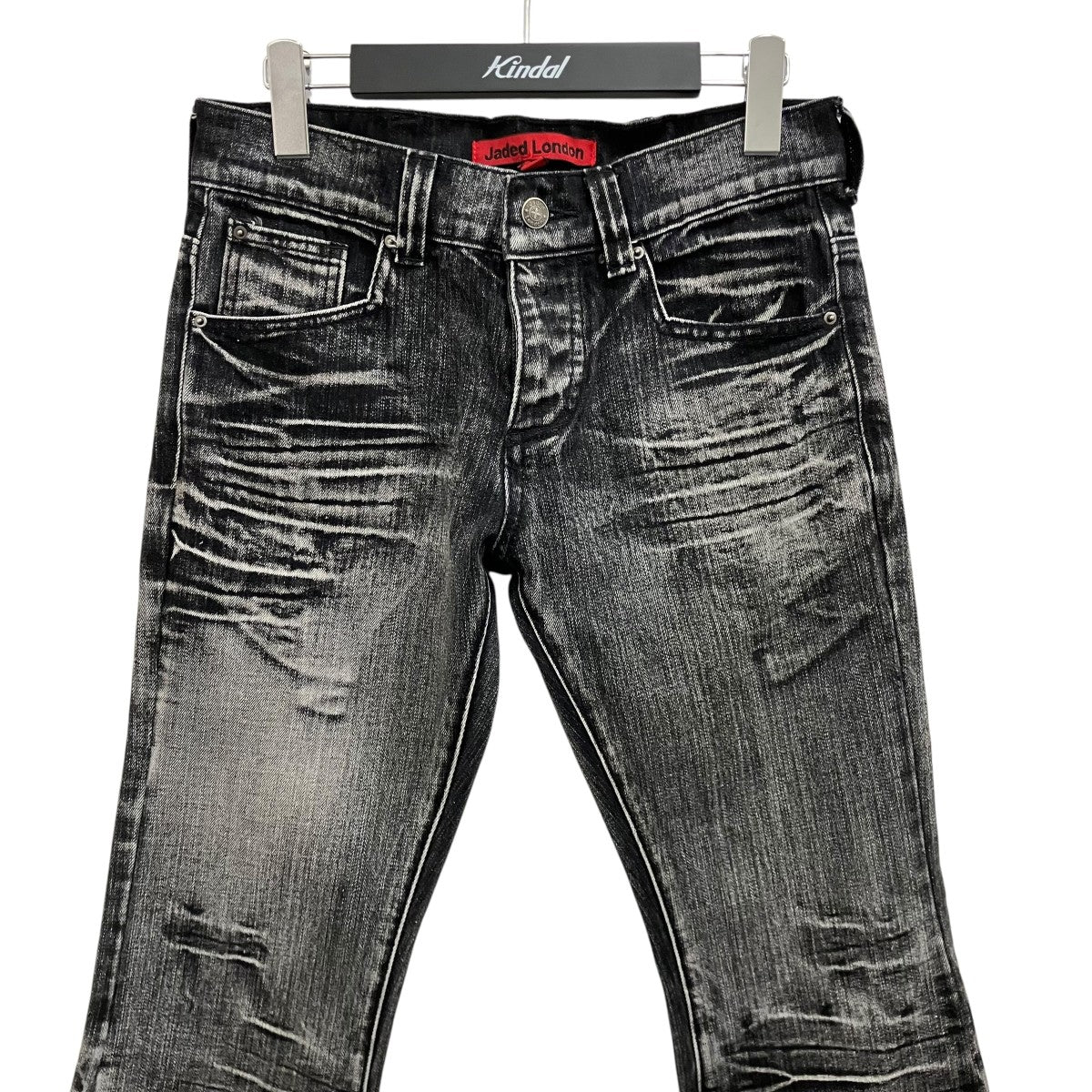 Jaded London ウォッシュ加工ブーツカットデニム 古着・中古-3枚目のアイテム画像