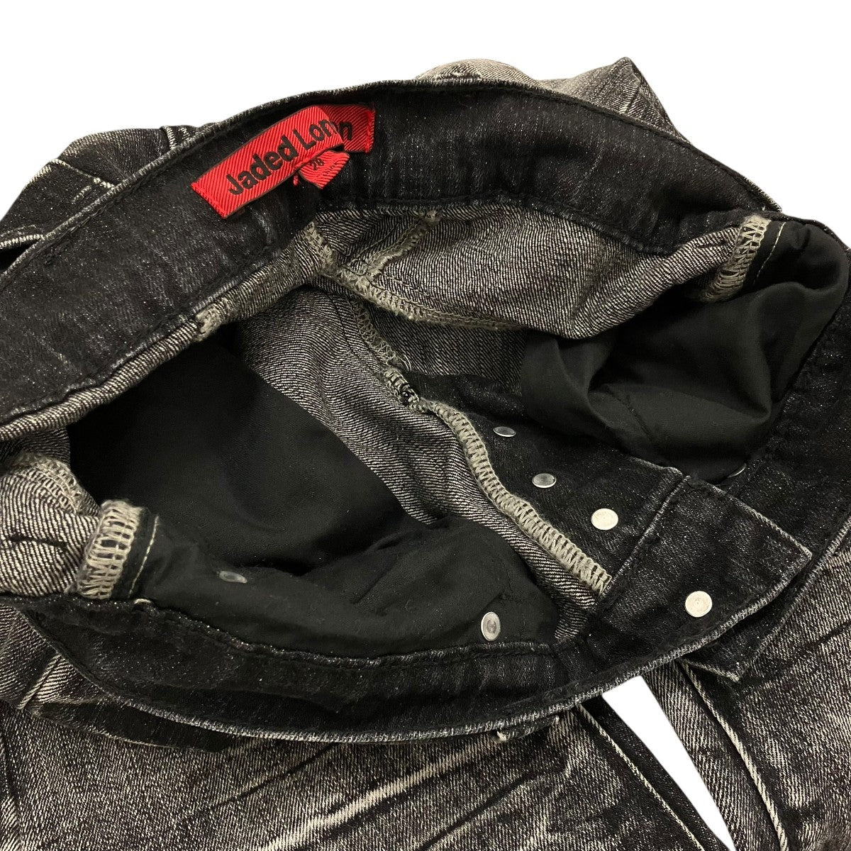 Jaded London ウォッシュ加工ブーツカットデニム 古着・中古-6枚目のアイテム画像