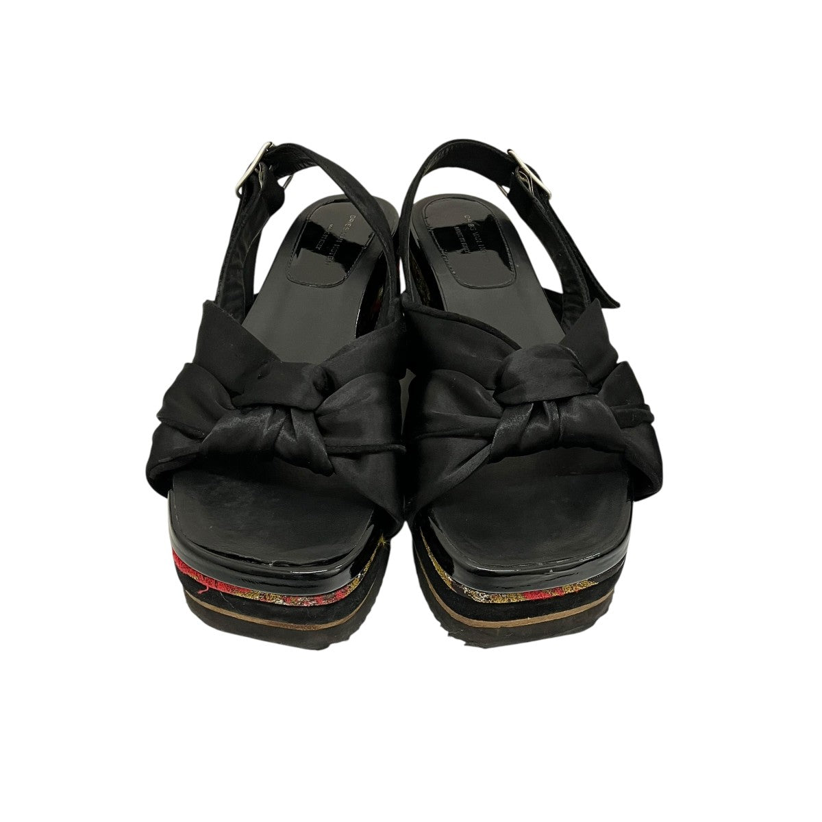 DRIES VAN NOTEN ジャガードリボンサンダル 古着・中古-2枚目のアイテム画像