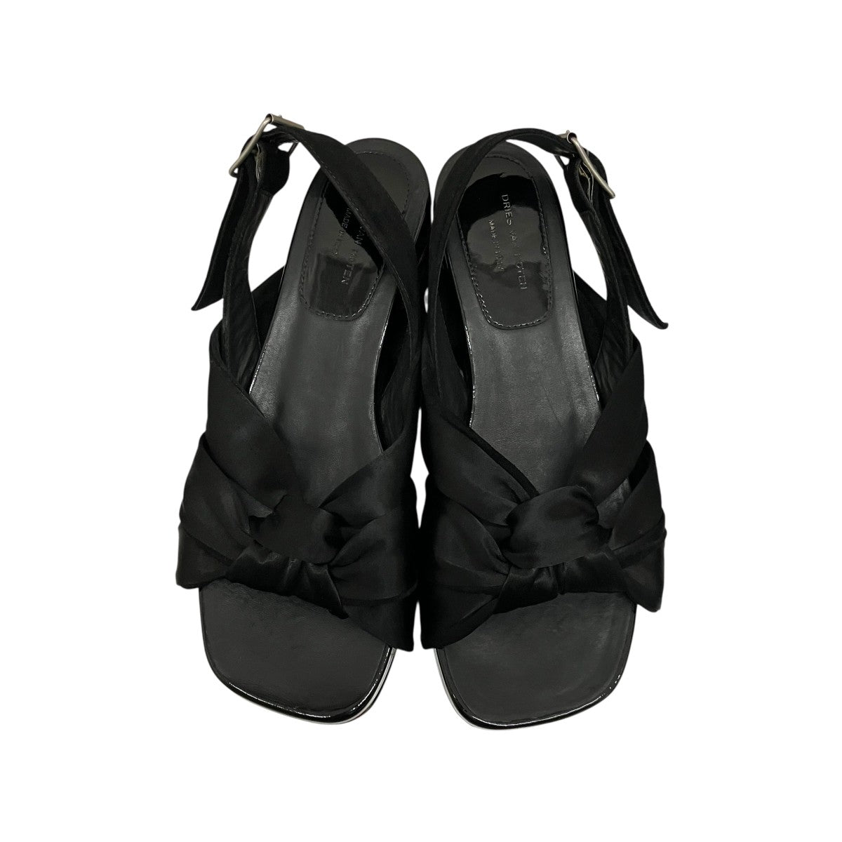 DRIES VAN NOTEN ジャガードリボンサンダル 古着・中古-5枚目のアイテム画像