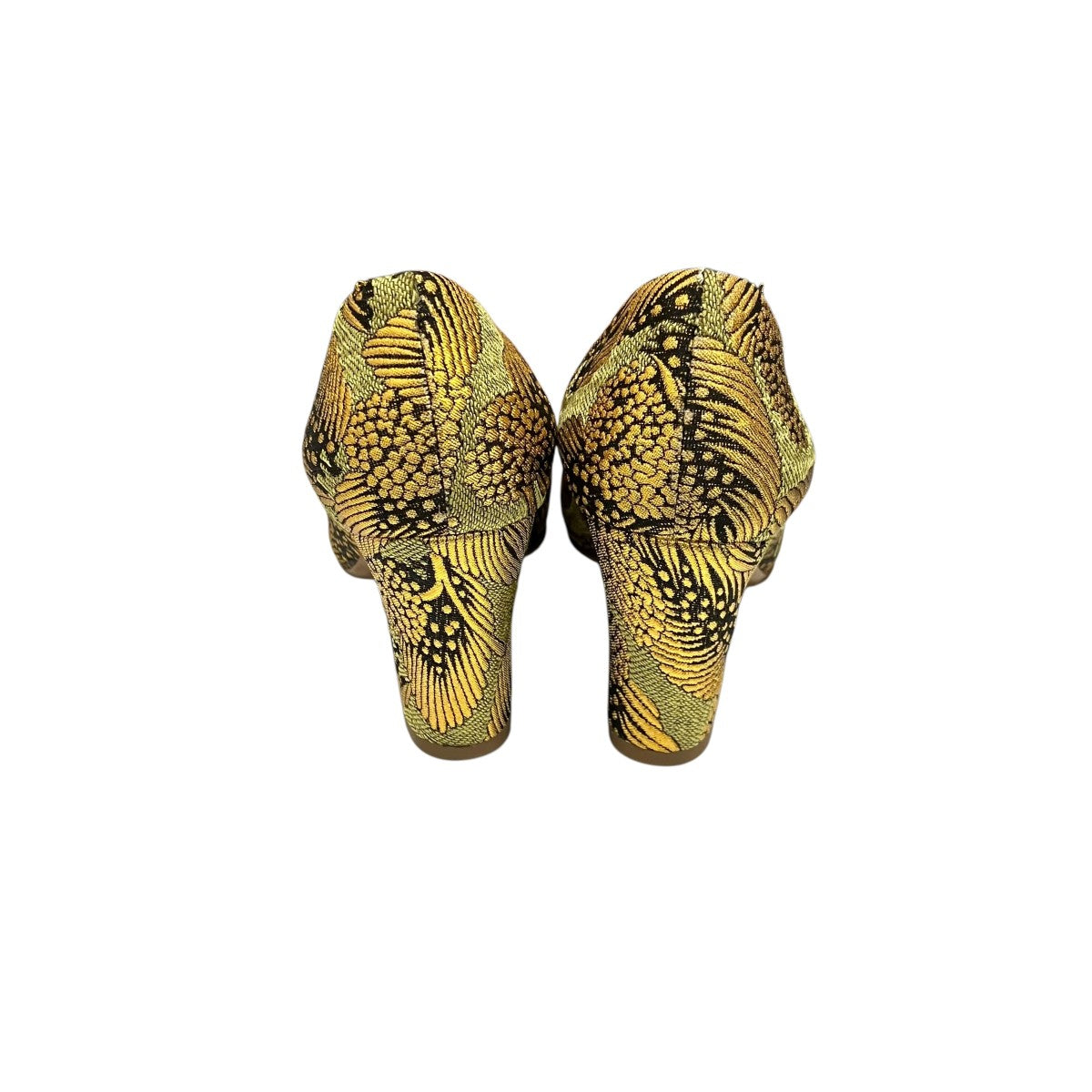 DRIES VAN NOTEN ジャガードパンプス 古着・中古-3枚目のアイテム画像