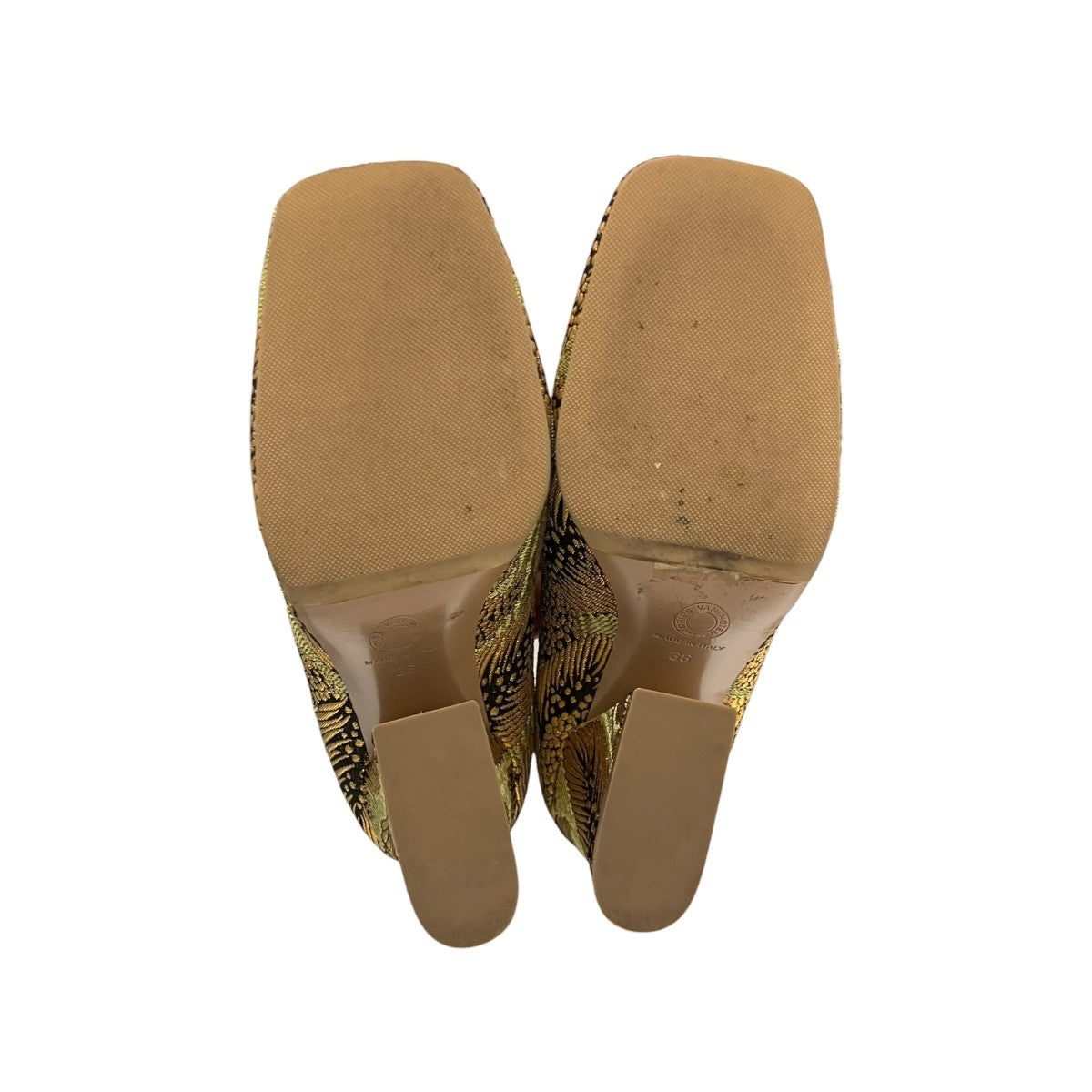 DRIES VAN NOTEN ジャガードパンプス 古着・中古-6枚目のアイテム画像