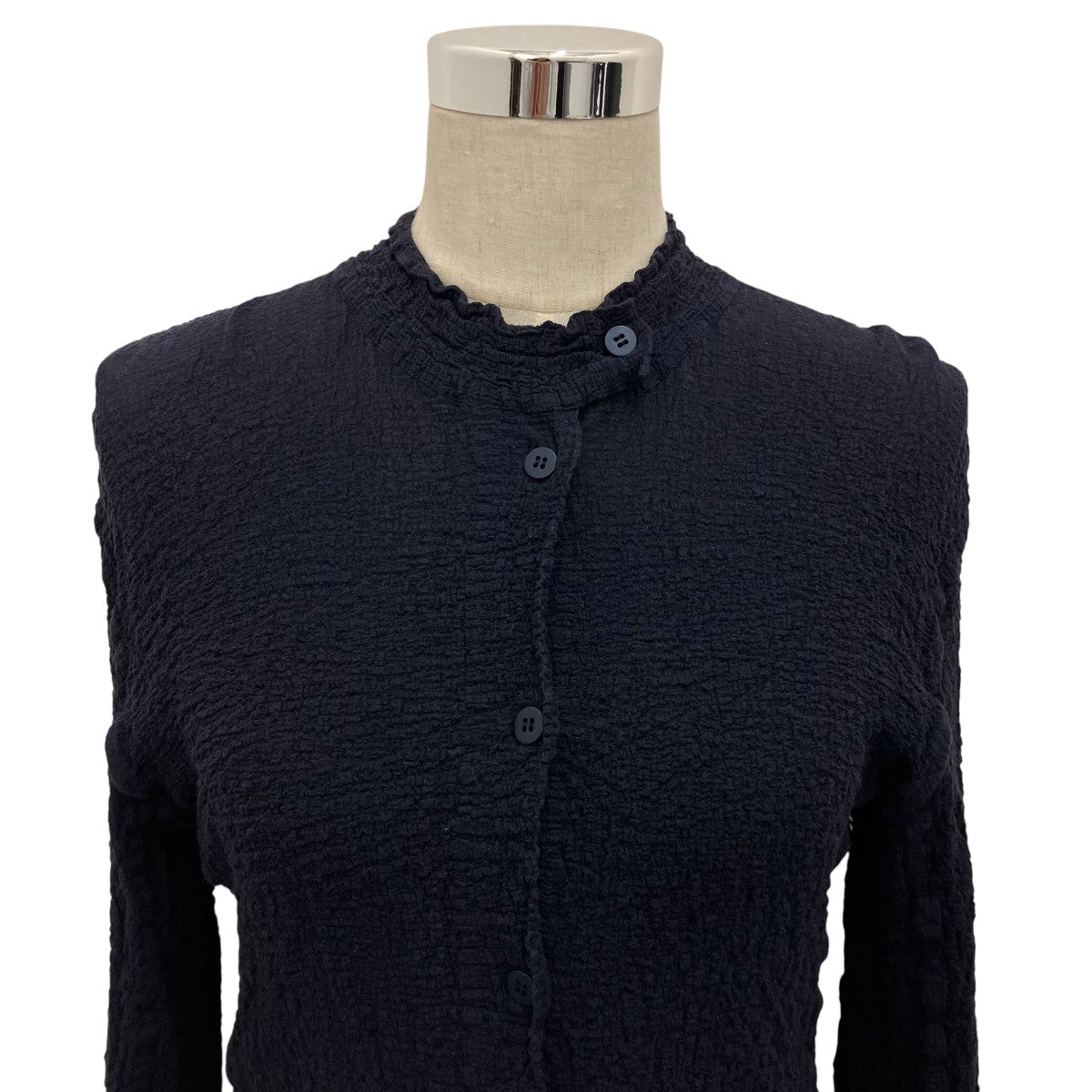 ISSEY MIYAKE me リンクル加工ブラウスMI64FO392 古着・中古-4枚目のアイテム画像