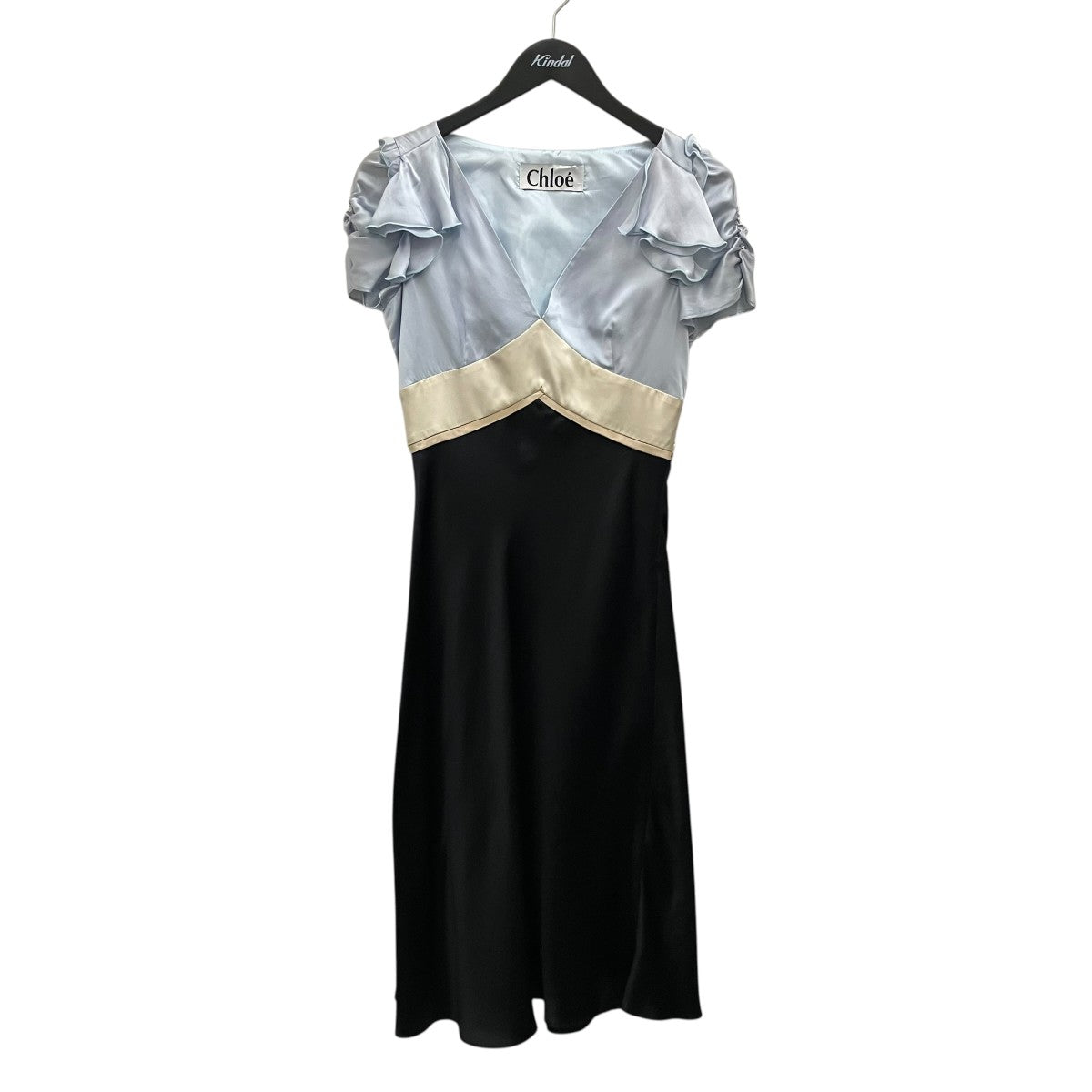 Chloe シルクワンピースW2A04T 古着・中古-1枚目のアイテム画像