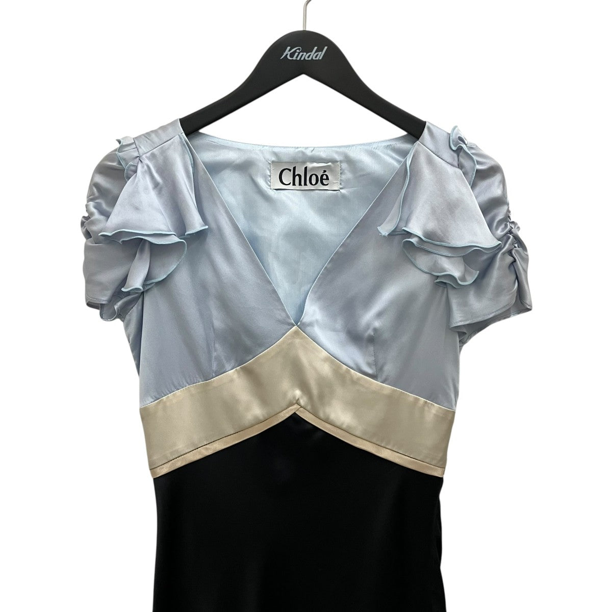 Chloe シルクワンピースW2A04T 古着・中古-3枚目のアイテム画像