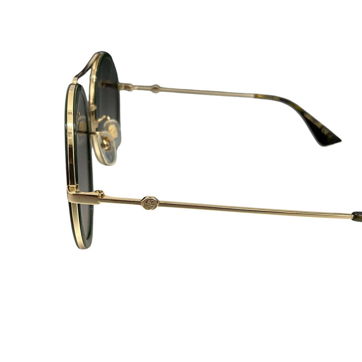 GUCCI(グッチ) サングラスGG0061S GG0061S グリーン×レッド×ゴールド