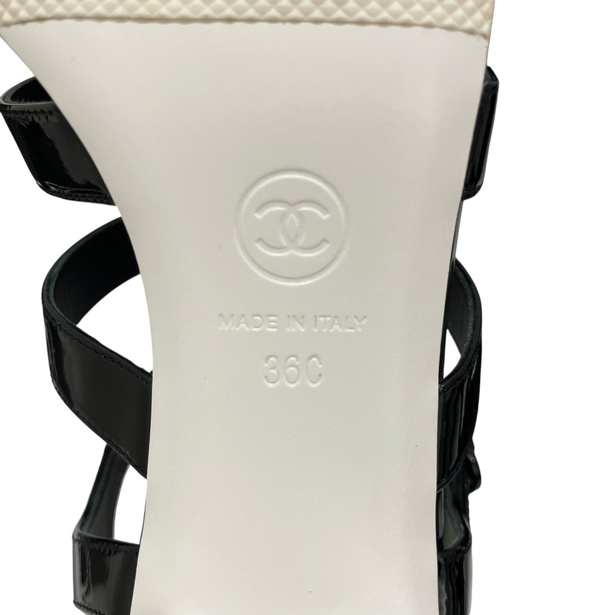 CHANEL バックロゴヒールサンダルG38685 古着・中古-9枚目のアイテム画像