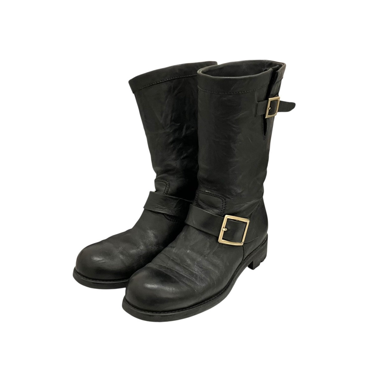 JIMMY CHOO 【247BIKER】バイカーブーツ 古着・中古-1枚目のアイテム画像