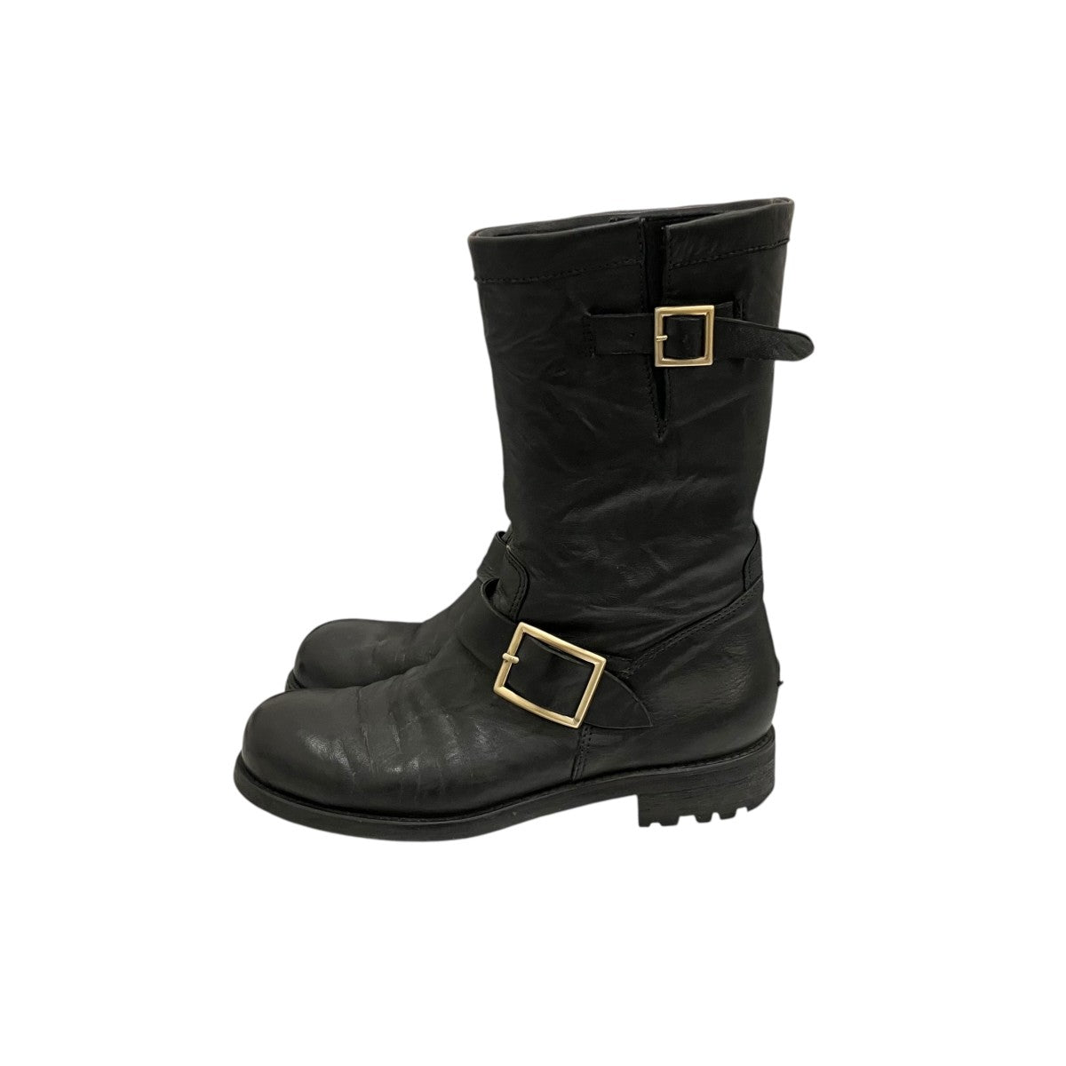 JIMMY CHOO 【247BIKER】バイカーブーツ 古着・中古-4枚目のアイテム画像