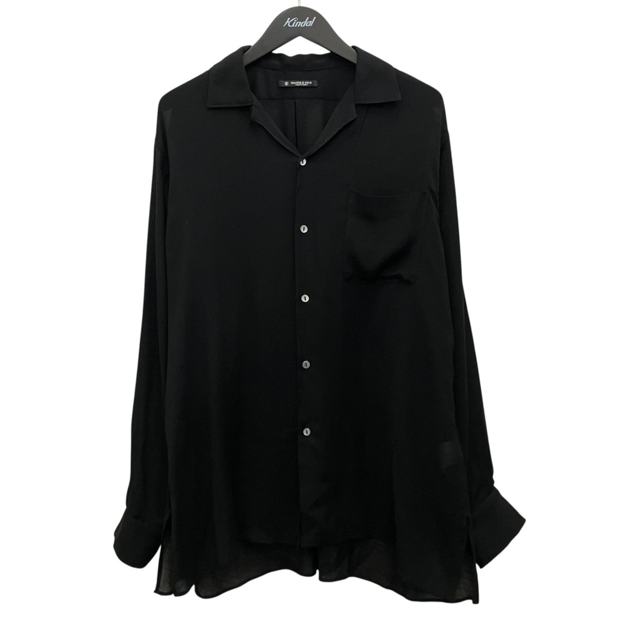 MAATEE＆SONS 26SS【OPEN COLLAR SHIRTS SILKRAYON】オープンカラーシャツMT6103-0604A 古着・中古-1枚目のアイテム画像