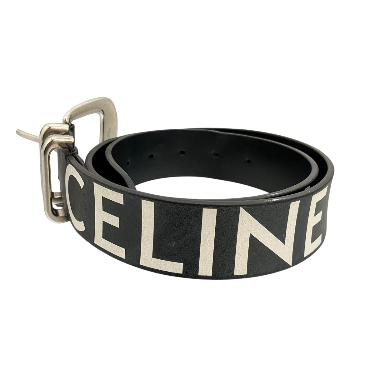 CELINE(セリーヌ) レザーロゴベルトS-NE-0212 S-NE-0212 ブラック