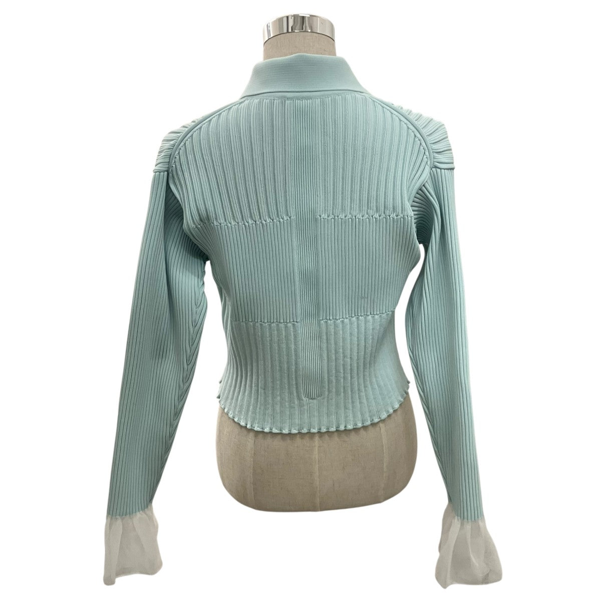CFCL 26SS【LUCENT CROPPED SHIRT CARDIGAN】FLUTEDシャツカーディガンCF011KE098JP00 古着・中古-2枚目のアイテム画像