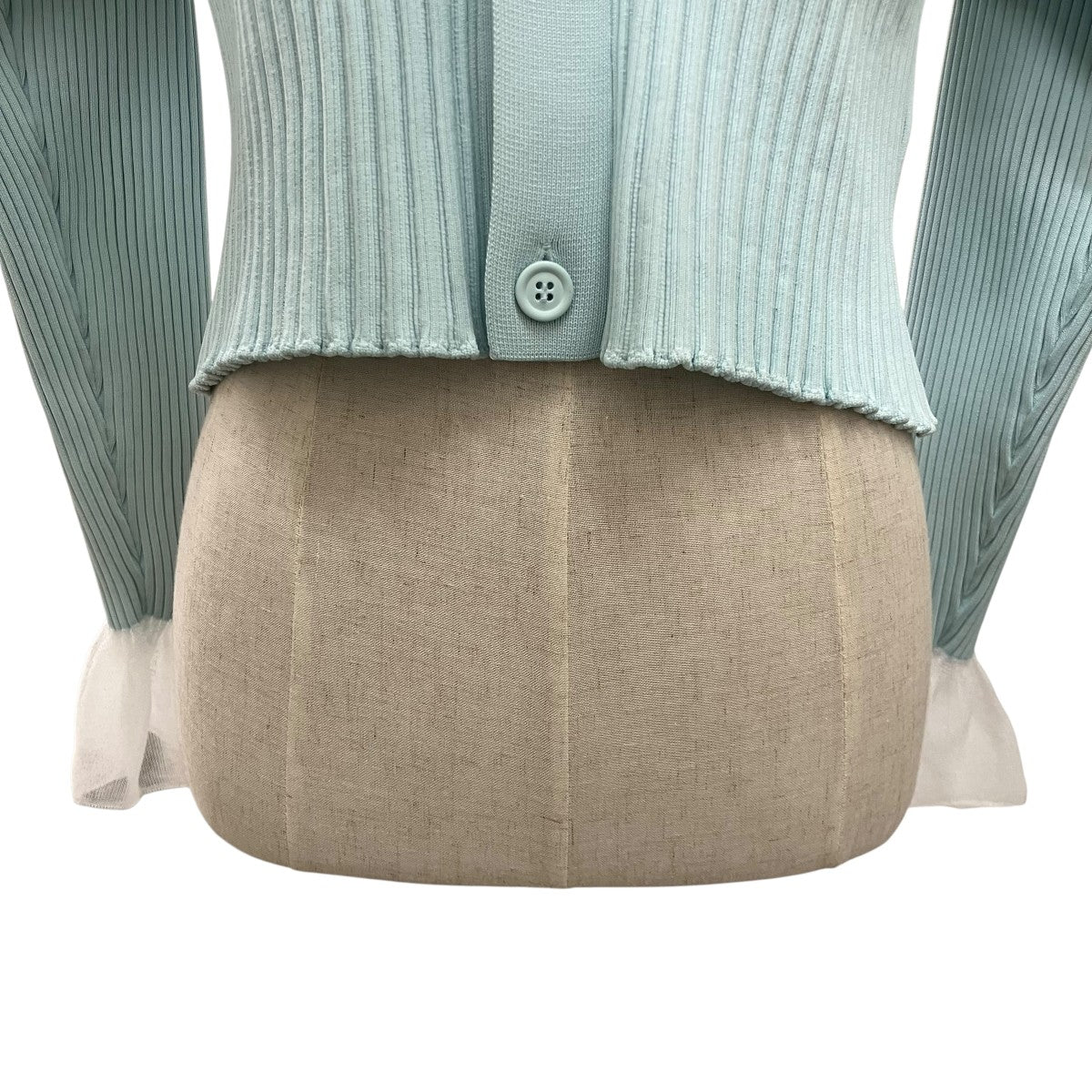 CFCL 26SS【LUCENT CROPPED SHIRT CARDIGAN】FLUTEDシャツカーディガンCF011KE098JP00 古着・中古-5枚目のアイテム画像