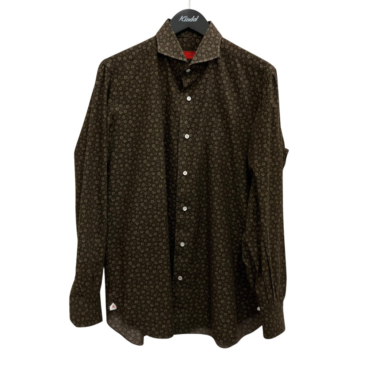 ISAIA フラワーパターンシャツ 古着・中古-1枚目のアイテム画像