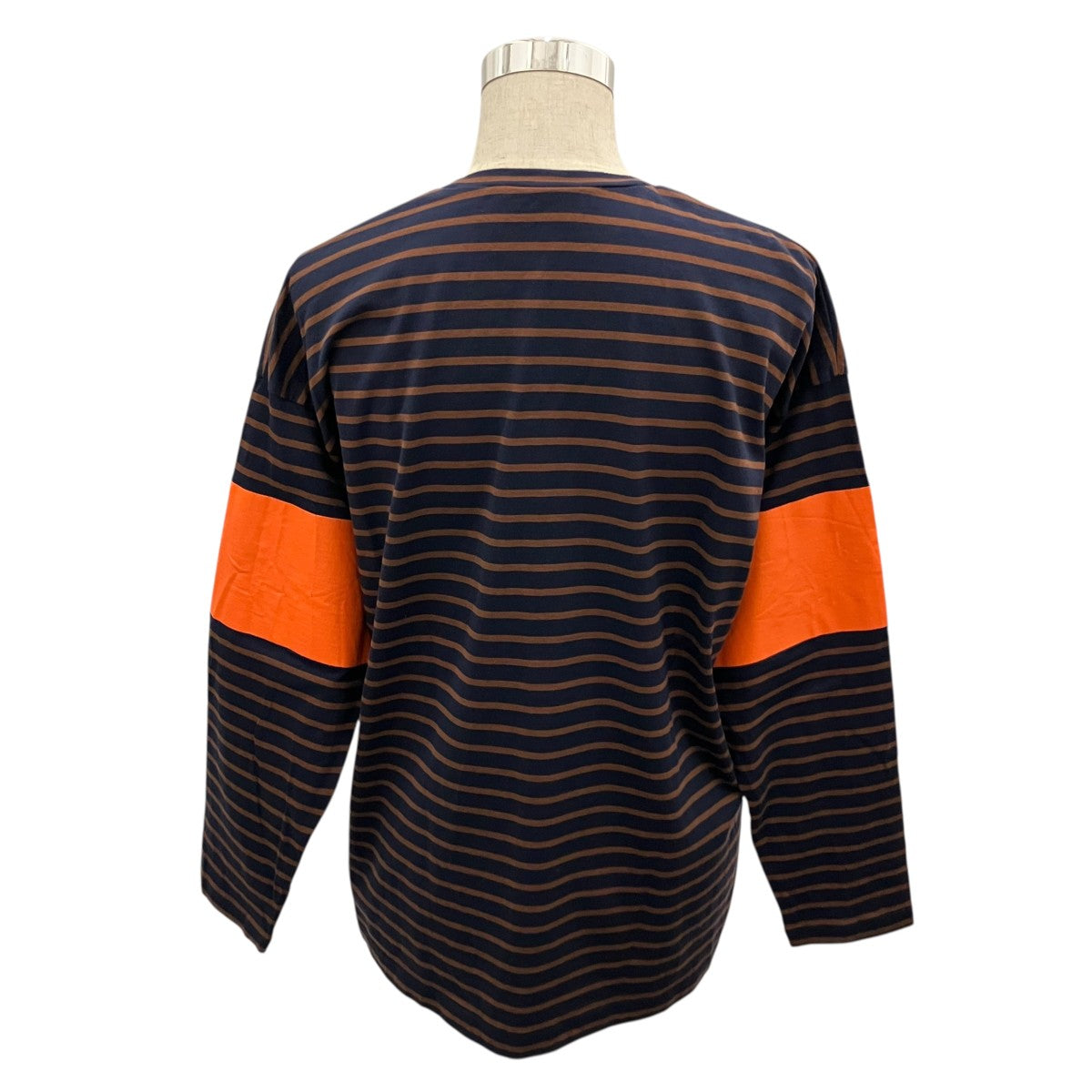 nagonstans 【Over Size Long Sleeves T-shirt 】ボーダーカットソー470HA480-1300 古着・中古-2枚目のアイテム画像