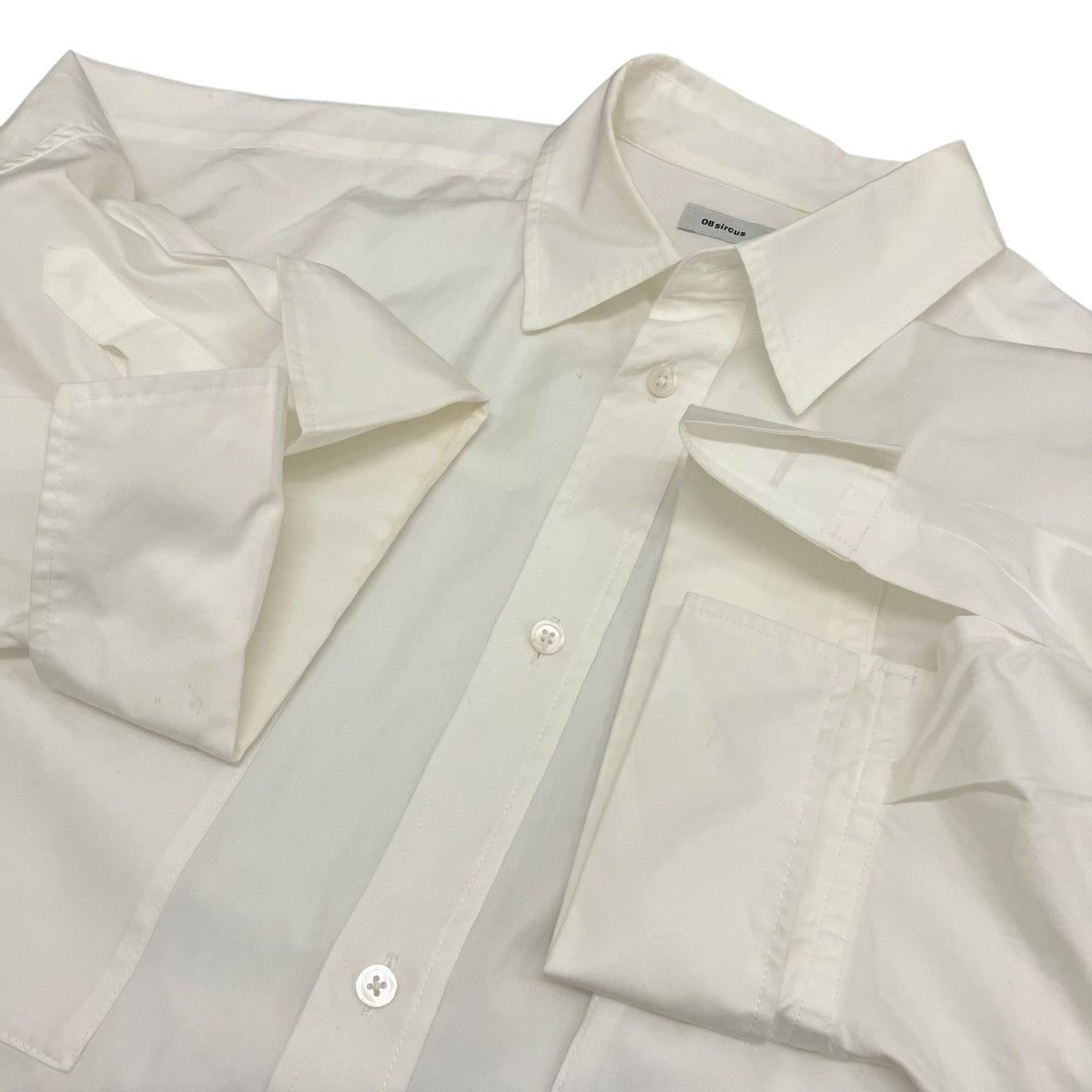 08sircus(ゼロエイトサーカス) シャツワンピースS24SS-DR01 S24SS-DR01