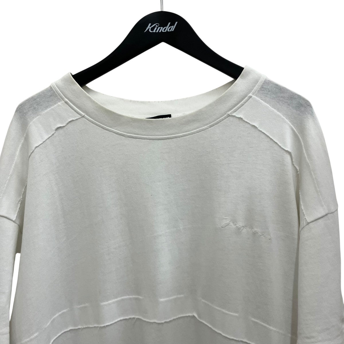 JACQUEMUS 左胸刺繍オーバーサイズTシャツ 古着・中古-3枚目のアイテム画像