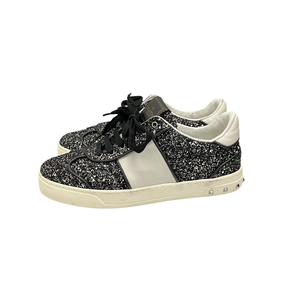 VALENTINO グリッターフライクルースニーカーTPE19W2 古着・中古-4枚目のアイテム画像