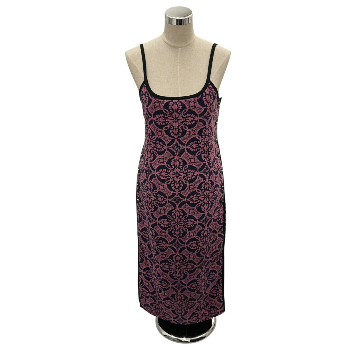 marine serre 【patterned midi dress】キャミワンピース 古着・中古-1枚目のアイテム画像