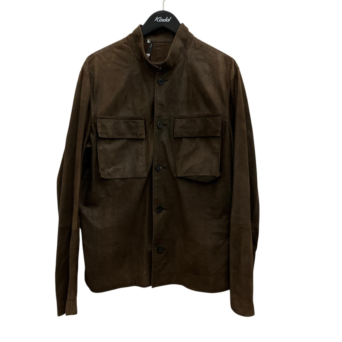 Yves Saint Laurent Rive Gauche スウェードミリタリージャケット 古着・中古-1枚目のアイテム画像