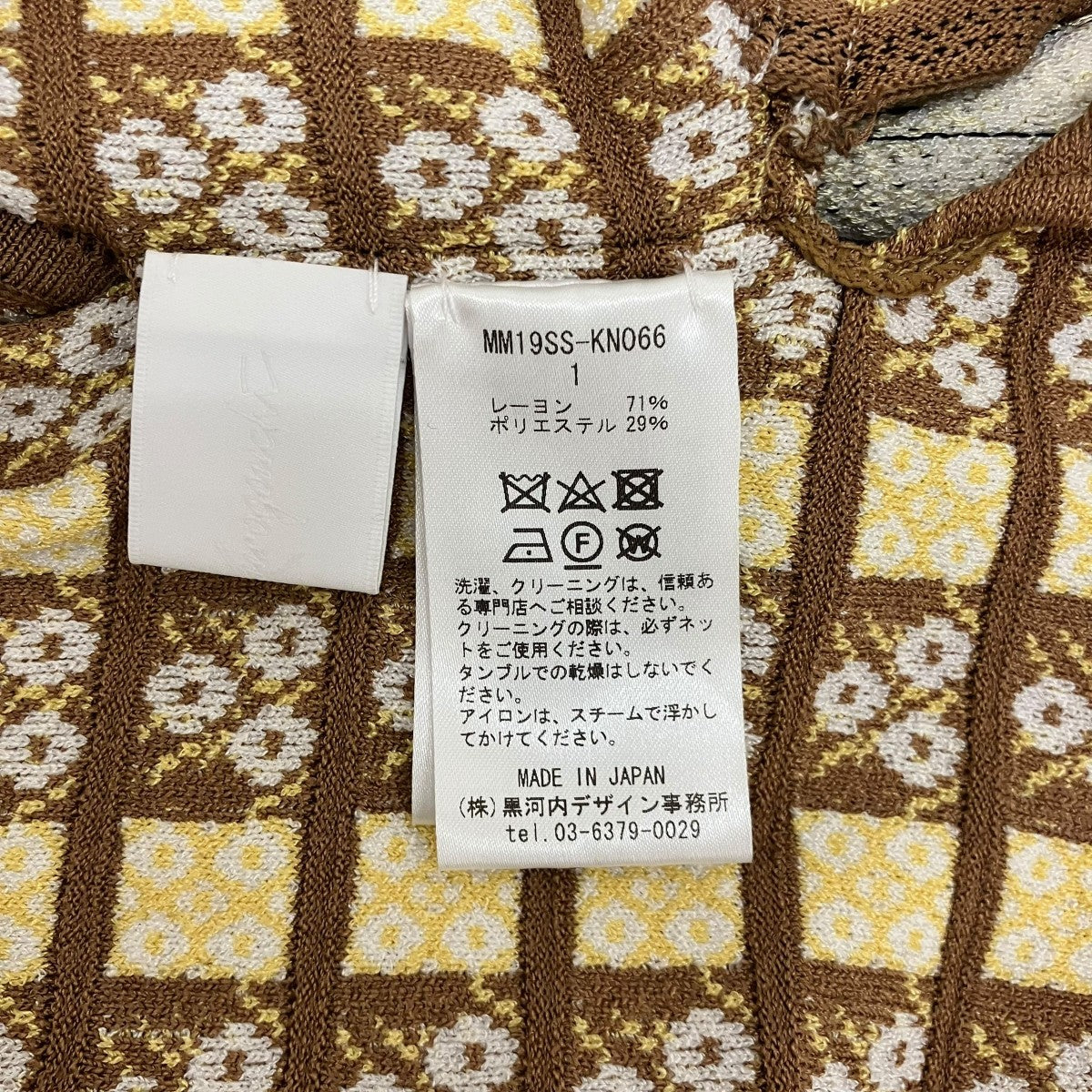 ジャガードニットトップMM19SS-KN066
