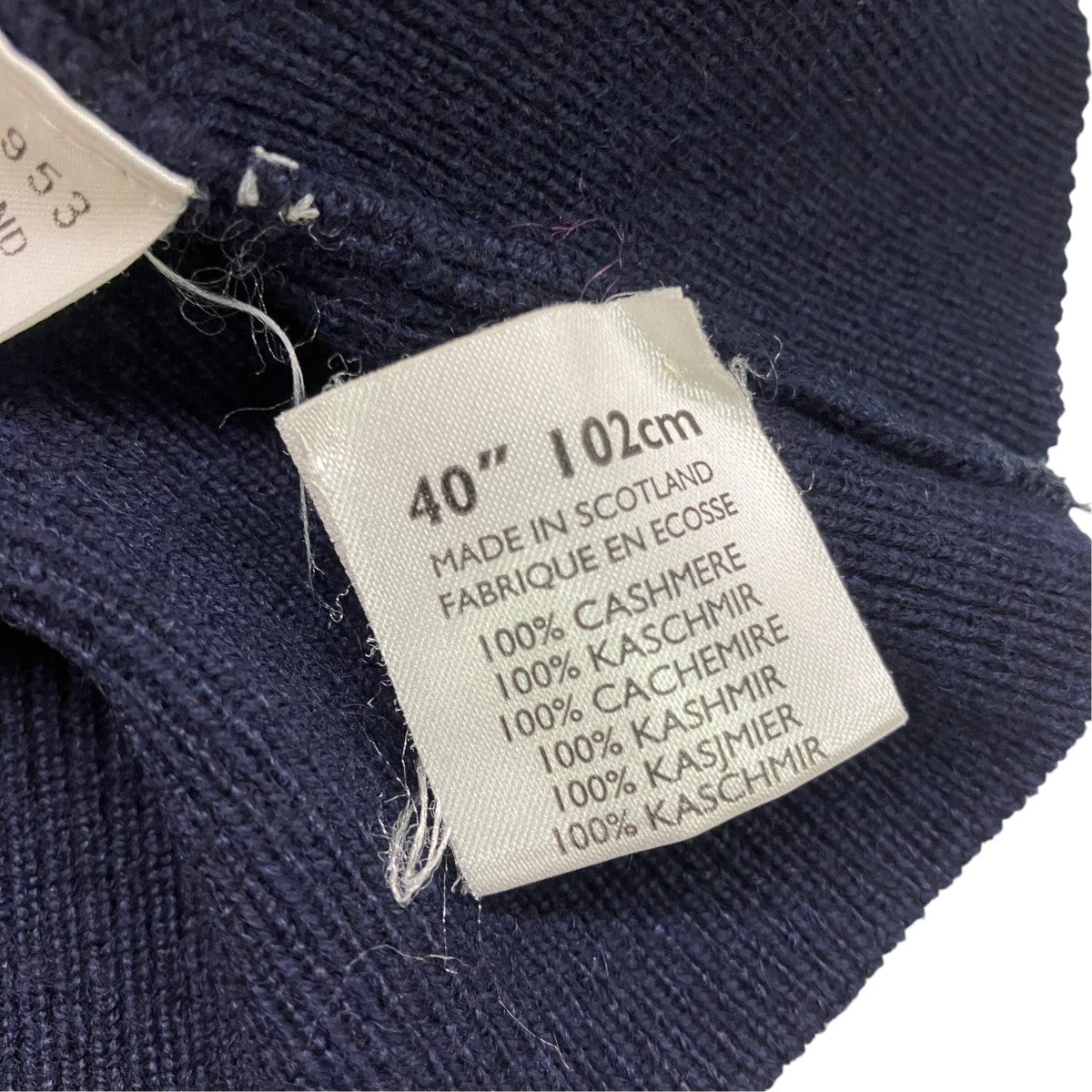 JOHNSTONS Vネックニット1113-399-1953 古着・中古-5枚目のアイテム画像