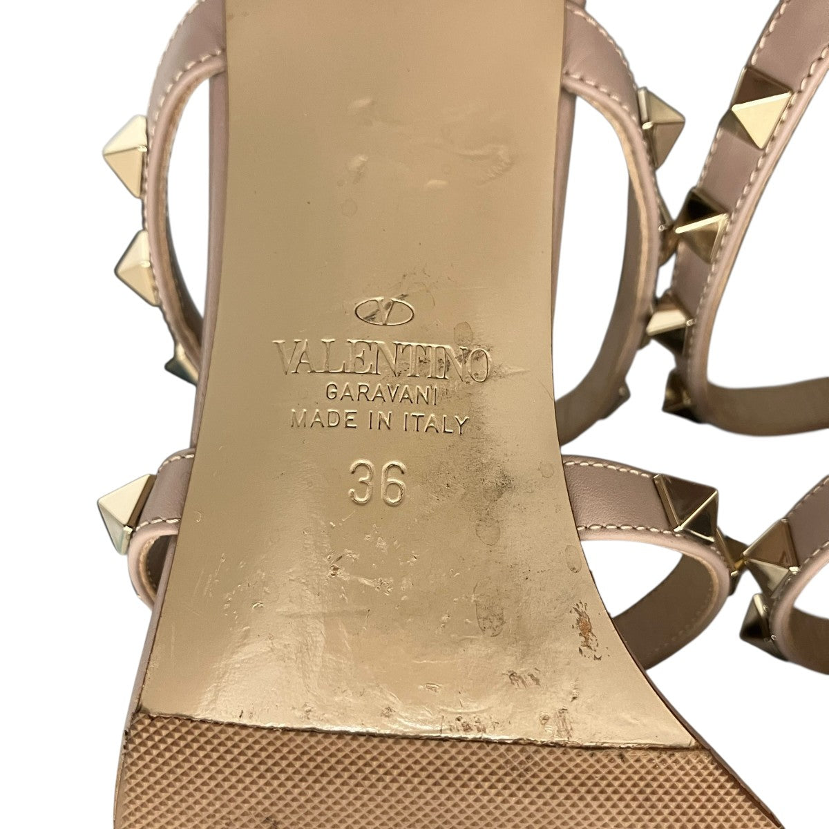 VALENTINO ロックスタッズヒールサンダル 古着・中古-10枚目のアイテム画像