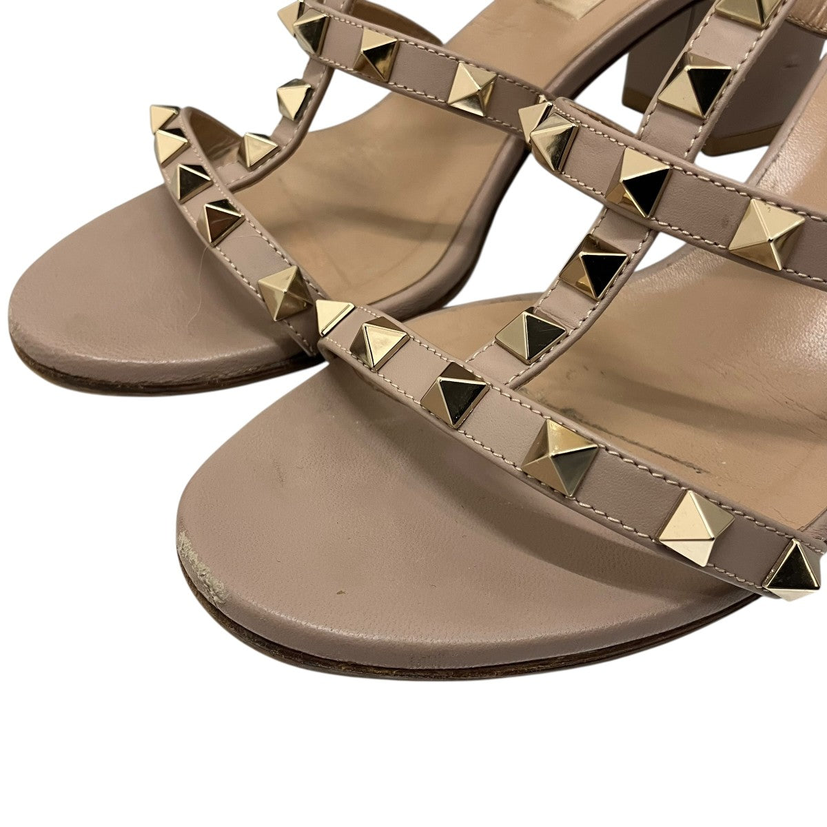 VALENTINO ロックスタッズヒールサンダル 古着・中古-7枚目のアイテム画像