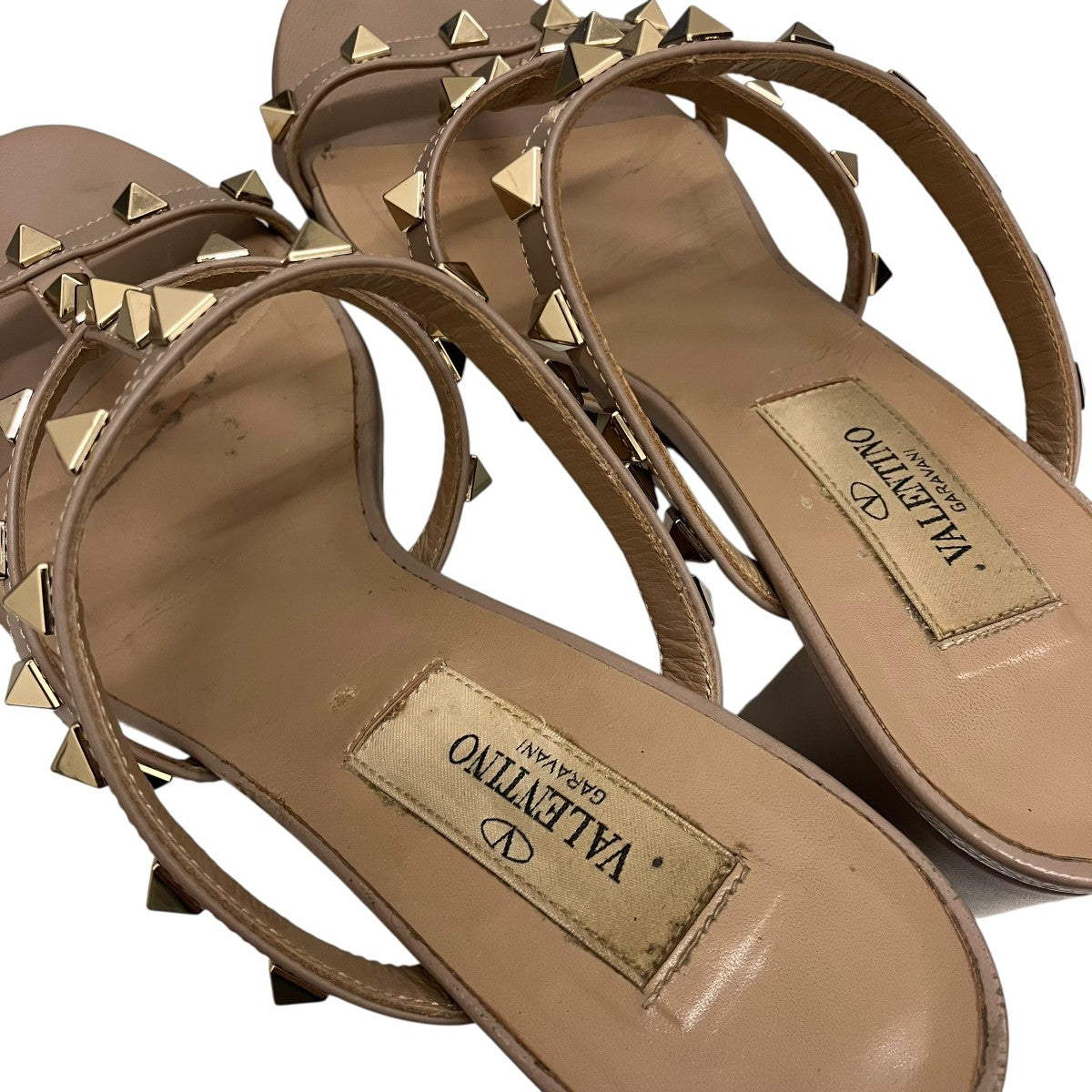 VALENTINO ロックスタッズヒールサンダル 古着・中古-9枚目のアイテム画像