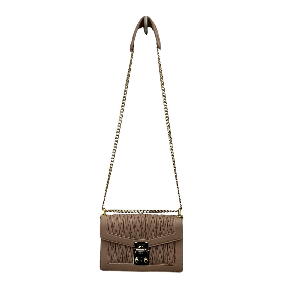 MIU MIU マテラッセショルダーバッグ5BD083 古着・中古-1枚目のアイテム画像
