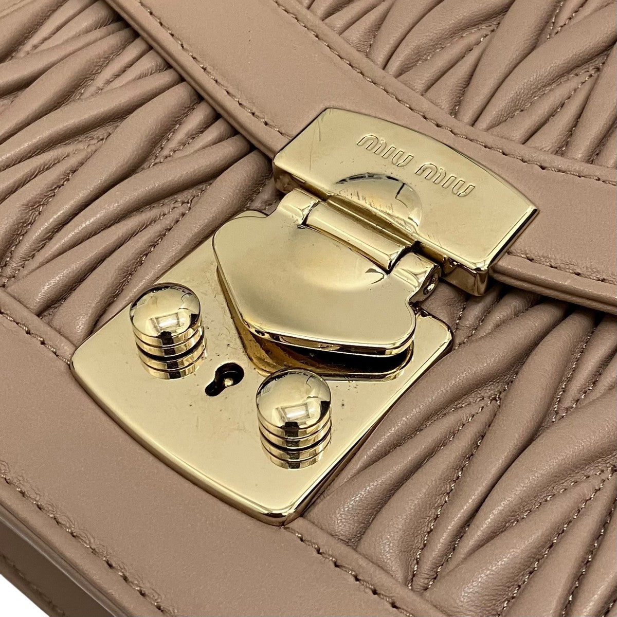 MIU MIU マテラッセショルダーバッグ5BD083 古着・中古-8枚目のアイテム画像